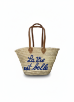 Handwoven Palm Tote - Image 5