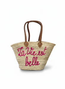 Handwoven Palm Tote - Image 4