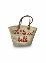 Handwoven Palm Tote - Image 2