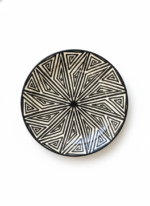 Black And white Picasso-Style Ceramic Plate - Image 8