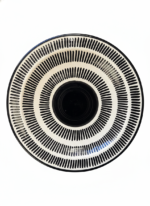 Black And white Picasso-Style Ceramic Plate - Image 7