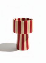 Striped Raffia Lantern - Image 3