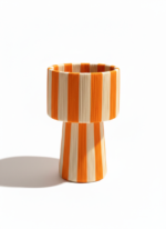 Striped Raffia Lantern - Image 2