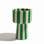 Striped Raffia Lantern