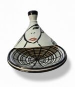 Picasso-Style Ceramic Tajine - Image 4