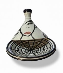 Picasso-Style Ceramic Tajine - Image 4
