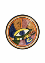 Picasso-Style Ceramic Plate