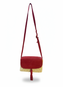 Raphia shoulder bag