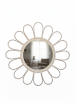 Rattan Sunburst Mirror - Image 2