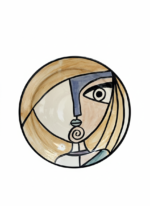 Picasso-Style Ceramic Plate - Image 2