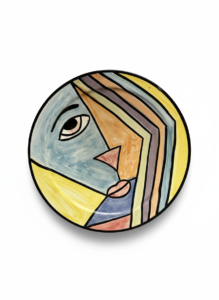 Picasso-Style Ceramic Plate - Image 7
