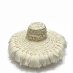 Custom Fringe Straw Hat – Personalized Handmade Edition