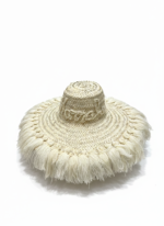 Custom Fringe Straw Hat – Personalized Handmade Edition