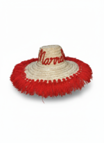 Custom Fringe Straw Hat – Personalized Handmade Edition - Image 3