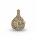 “Nomad Glow” – Handwoven Raffia Lantern