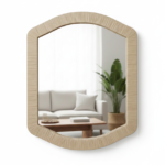 Handwoven Raffia Mirror